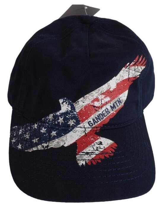 Gander Mtn Other - Gander Mtn Navy Eagle Americana Baseball Cap One Size Adjustable